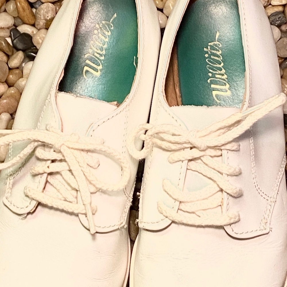 Willits Boys Leather Dress White Shoes 1